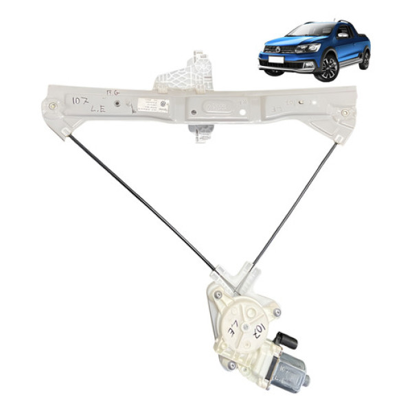 Máquina Vidro Elétrico Esquerdo Vw Saveiro G7 2022 2023
