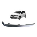Moldura Acabamento Friso Farol Esquerdo Renault Sandero 2017