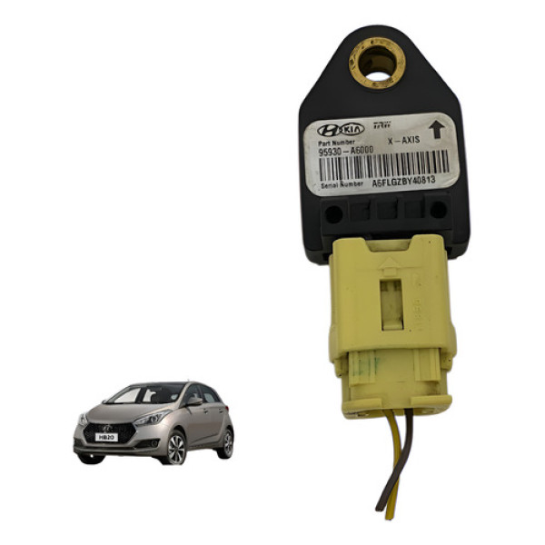 Sensor De Impacto Hyundai Hb20 2016 2019 Original Preto