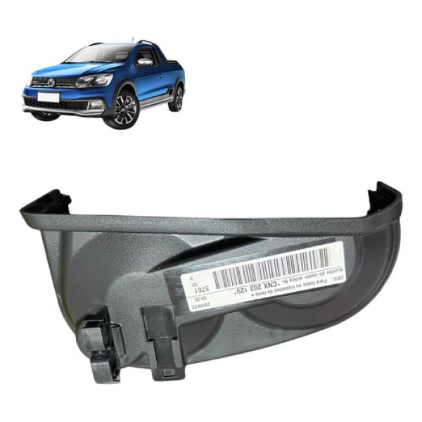 Tampa Capa Superior Correia Volkswagen Saveiro Robust 2023 Preto