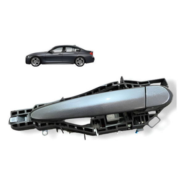 Maçaneta Externa Traseira Esquerda Bmw 320i 2015 2017 Usado Cinza-escuro Traseira