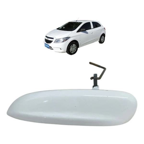 Maçaneta Externa Traseira Esquerda Gm Onix Original Branco