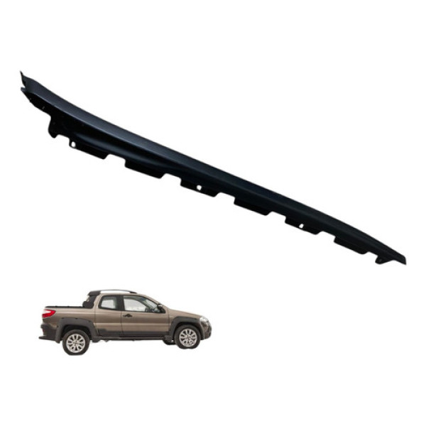 Acabamento Friso Lado Esquerdo Fiat Strada 2016 517152470 Preto