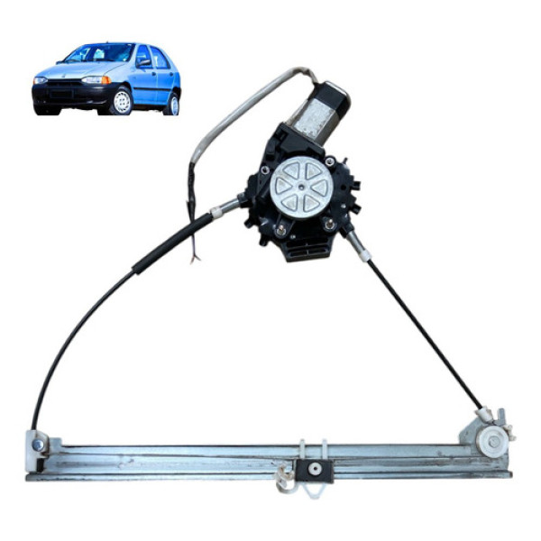 Maquina Vidro Elétrico Dianteiro Esquerdo Fiat Palio 1997 C