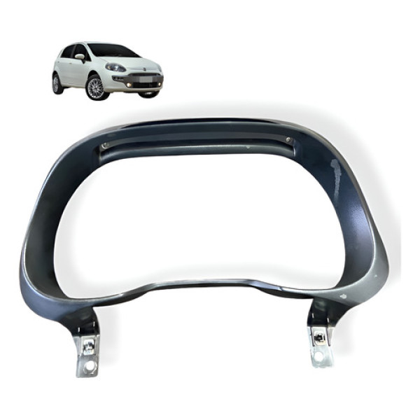 Moldura Painel Instrumento Fiat Punto Elx 1.4 2008 2009 2010 Preto