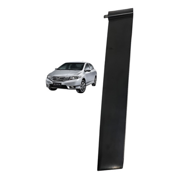 Moldura Externa Friso Porta Ld Esquerdo Honda City 2009 2014 Preto