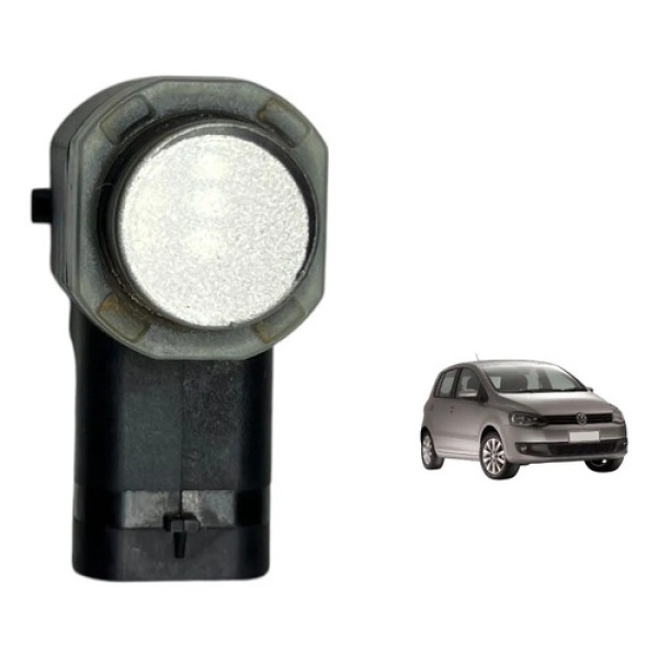 Sensor De Estacionamento Vw Fox Original Cinza E Preto