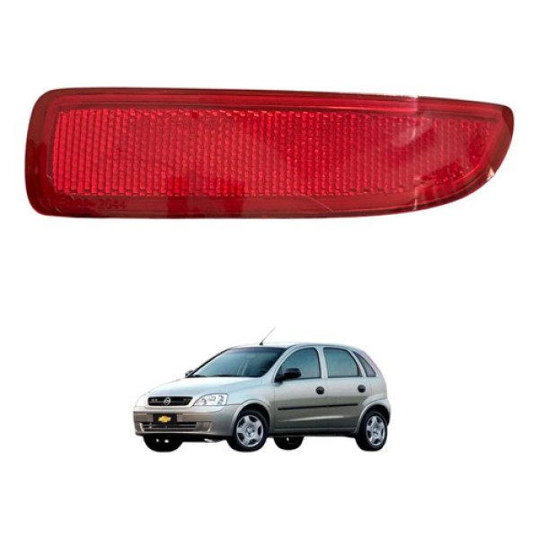 Refletor Olho Gato Lado Diretito Gm Corsa 2010 Original Vermelho