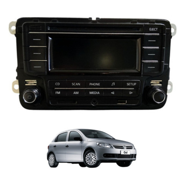 Radio Multimidia Vw Fox 2013 Bloqueado Original Usado