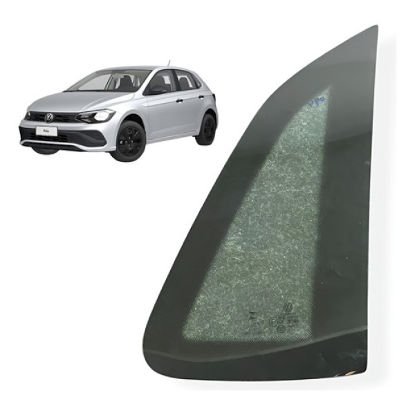 Vidro Fixo Vigia Lateral Traseiro Direito Vw Polo 2023 2024