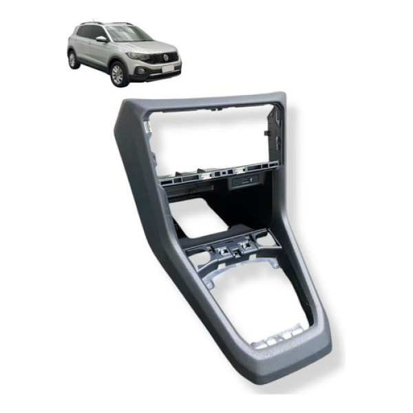 Moldura Console Central Volkswagen T-cross 2020 2022 Usado
