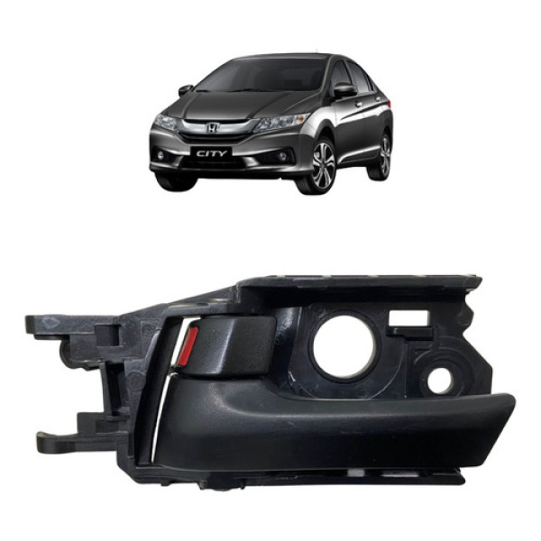 Maçaneta Interna Dianteira Esquerda Honda City 2014 Bege