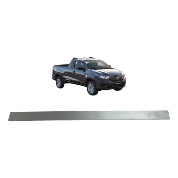 Friso Teto Lado Direito Fiat Strada 1.3 2020 2023 1002531620 Preto