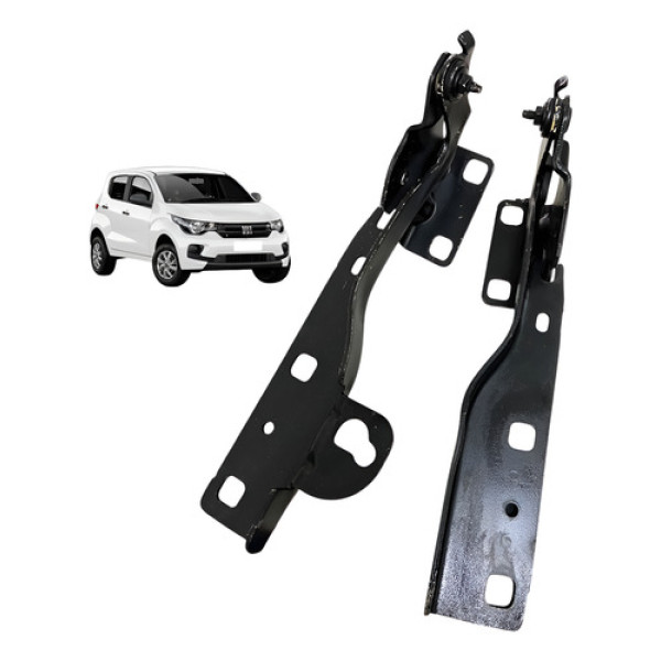 Par Braço Dobradiça Capo Fiat Mobi Strada Original 2020 2023