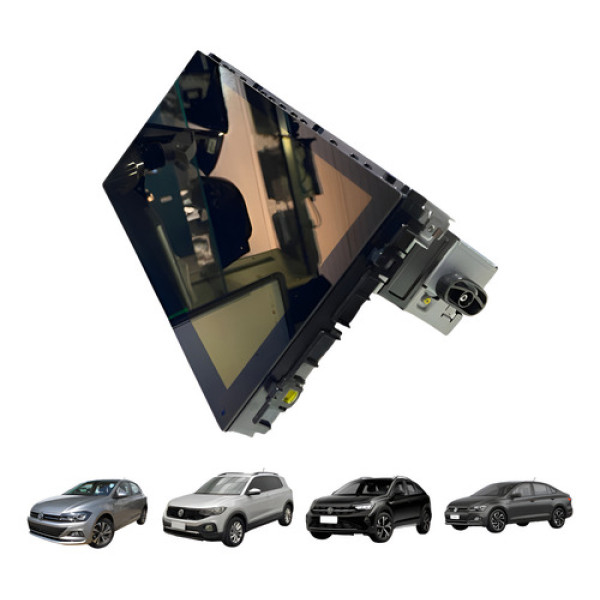 Central Rádio Multimídia Volkswagen T-cross 2021 Original Preto