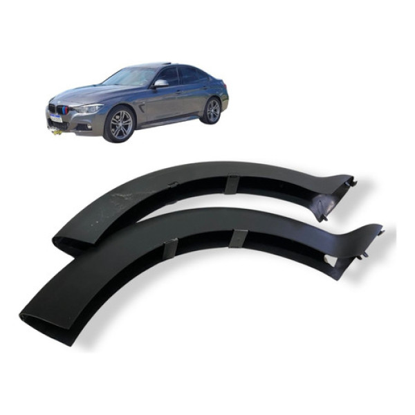 Par Moldura Dobradiça Tampa Traseira Bmw 320i 2017 Usado