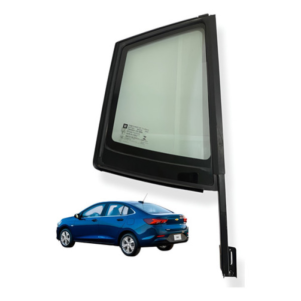 Vidro Fixo Porta Traseira Direita Gm Onix Plus 2020 2022