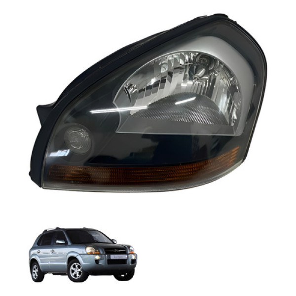 Farol Esquerdo Hyundai Tucson 2005 A 2016 Original Detalhe Esquerdo/motorista