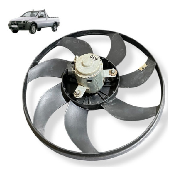 Motor Ventoinha S/ Ar Radiador Fiat Strada Fire 2004 Usado