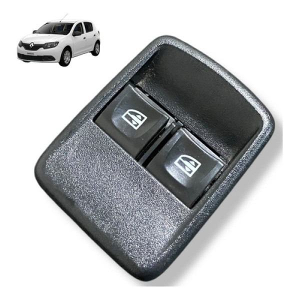 Botão Duplo Vidro Elétrico Renault Sandero 2015 2016 Usado