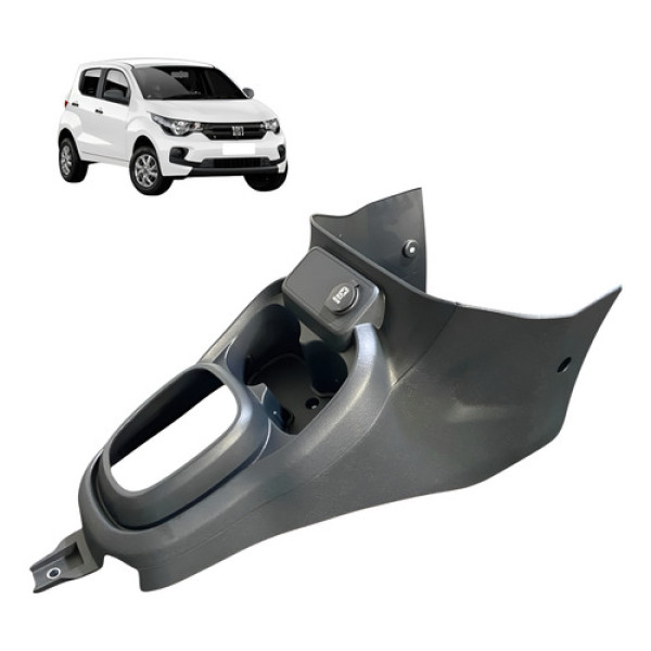 Console Central Porta Copo Fiat Mobi 2020 2023 Origina Usado