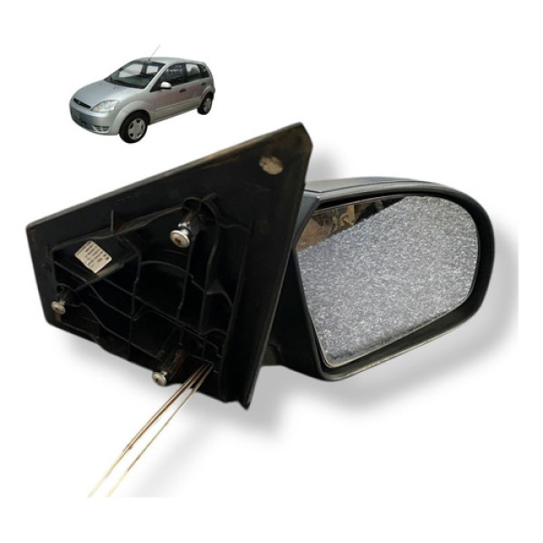 Retrovisor Manual Direito Ford Fiesta 2003 2004 2005 Usado