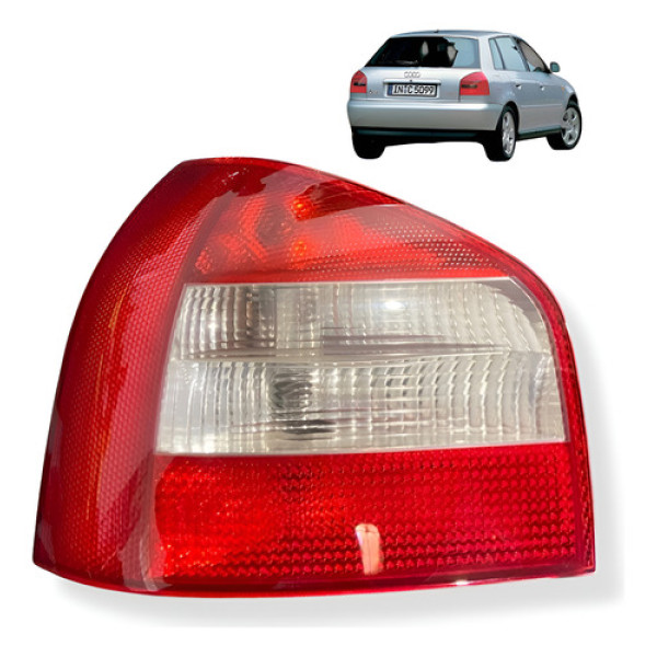Lanterna Traseira Esquerda Audi A3 2001 2002 2003 Original Esquerdo/motorista Vermelho