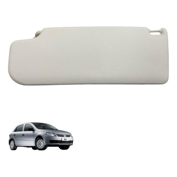 Quebra-sol Direito Com Espelho Vw Gol 6x0857552b Original