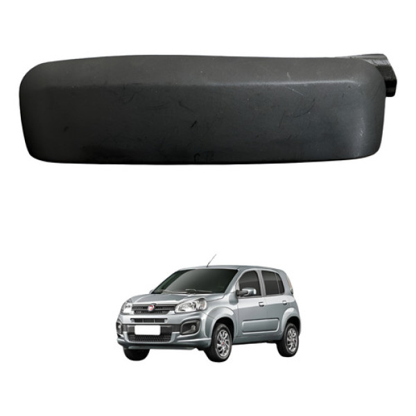Maçaneta Externa Esquerda Fiat Uno 2013 Original Preto Dianteira