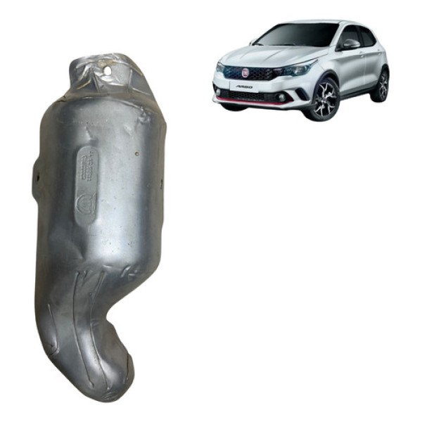 Protetor Calor Catalisador Do Escapamento Fiat Argo 2017 Cinza
