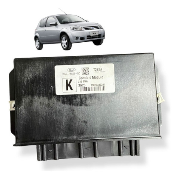 Módulo Central Conforto Ford Ka 2009 2011 7s5515604dc Usado