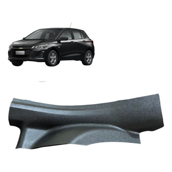 Soleira Interna Traseira Lado Direito Gm Onix 1.0 2016 Preto