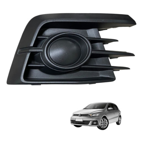 Moldura Farol De Milha Direita Vw Gol G8 5u0853666a Original Preto Direito