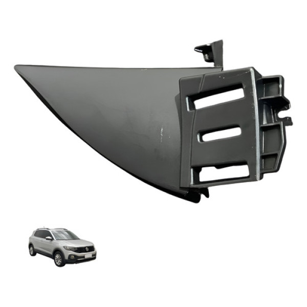 Acabamento Interno Retrovisor Vw Tcross 2021 Original Preto