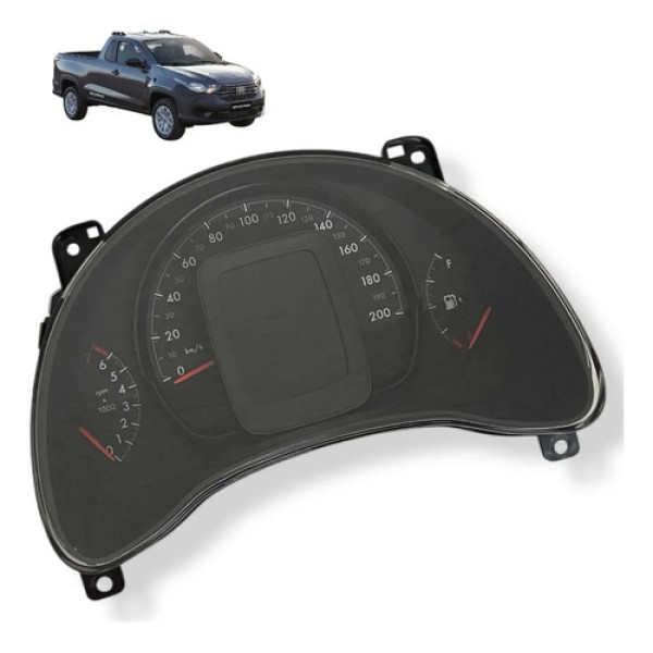 Painel De Instrumentos Fiat Strada Freedom 1.3 2021 2023 Cinza