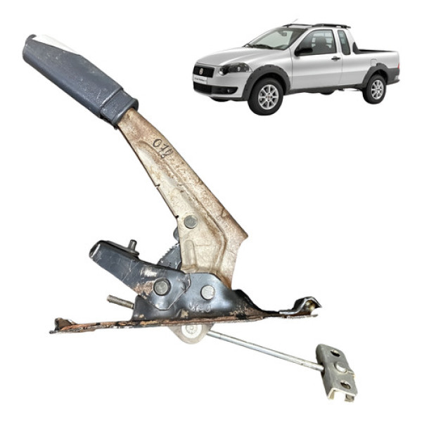 Alavanca Freio De Mão Fiat Strada Trekking 2009 Original