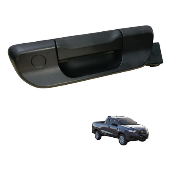Maçaneta Tampa Traseira Fiat Strada Freedom 2022 Original