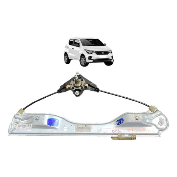 Máquina Vidro Manual Traseira Esquerda Fiat Mobi 2021 2022