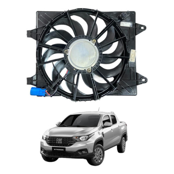 Ventoinha C/ Defletor Fiat Strada 2020 2023 1.3 Origin Usado