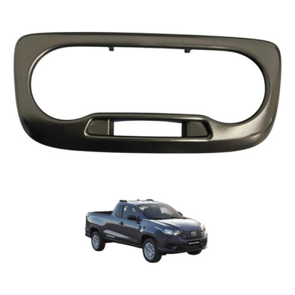 Moldura Comando Do Ar Fiat Strada 2020 100253284 Original