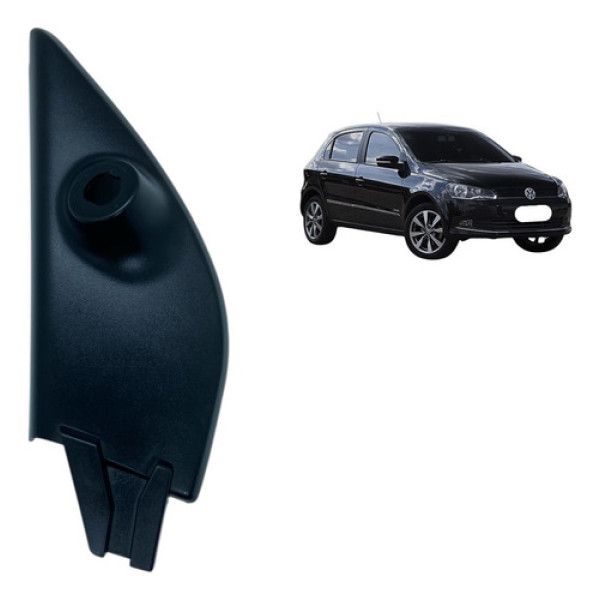 Acabamento Interno Retrovisor Esquerdo Vw Gol 2016 5039504 Preto