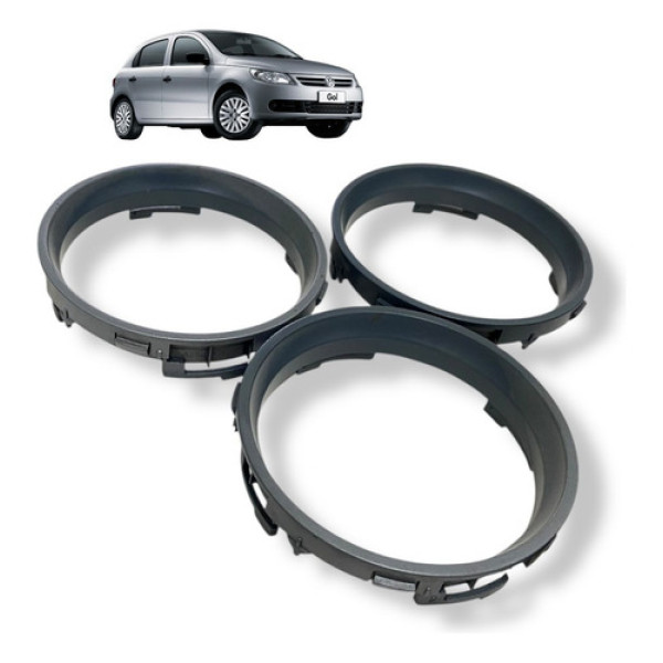Kit 3 Moldura Difusor De Ar Original Vw Gol G5 2010 Original