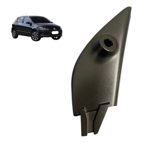 Moldura Interna Retrovisor Lado Direito Vw Gol 2016 Original Preto