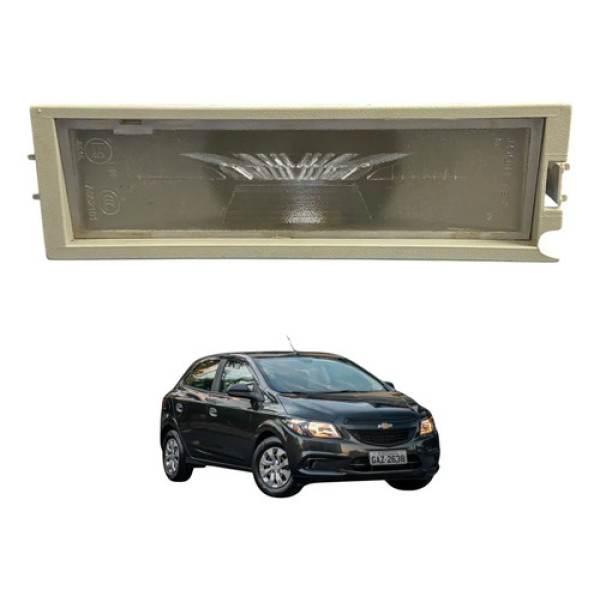 Lanterna Luz Placa Traseira Gm Onix 2019 13526495 Original Ambos Lados Transparente