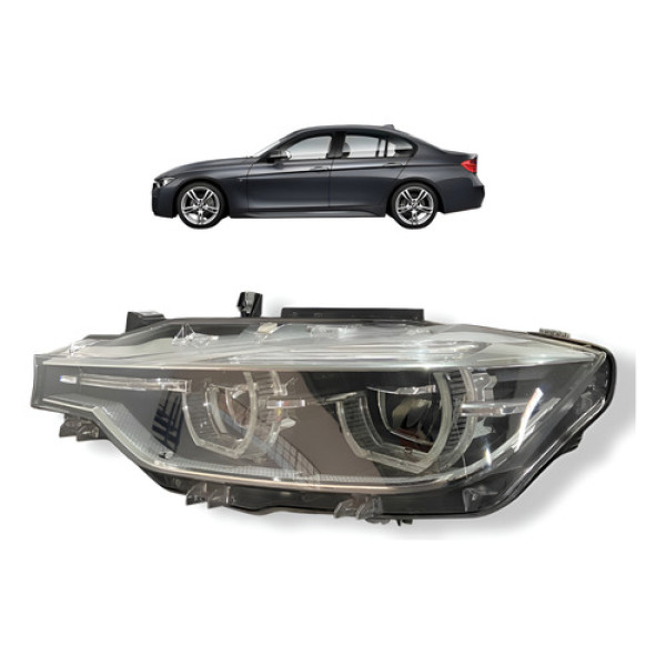 Farol Dianteiro Esquerdo Bmw 320i Full Led 2015 2016 2017 Esquerdo/motorista