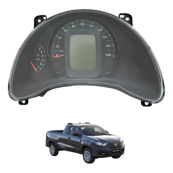 Painel Instrumento Fiat Strada 2020 52128932 Original Preto