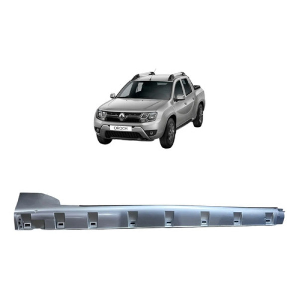 Spoiler Lateral Lado Direito Renault Oroch 1.6 Original Cinza