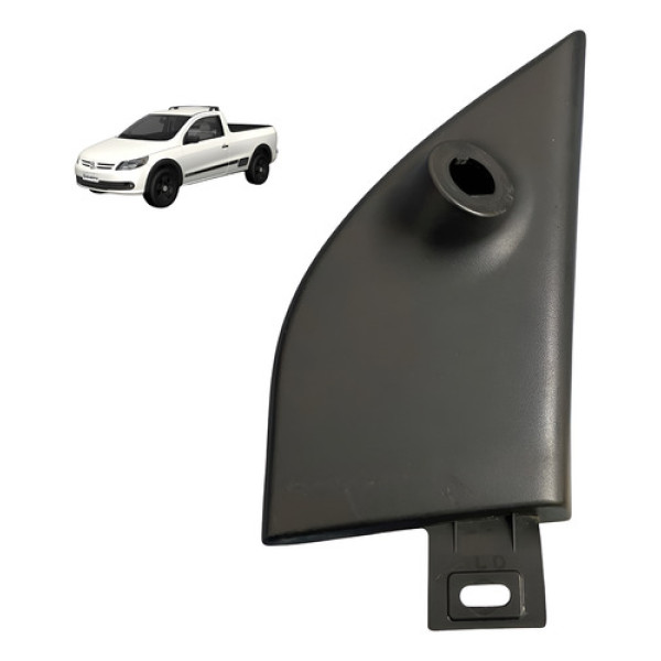 Acabamento Interno Retrovisor Direito Vw Saveiro Original Preto