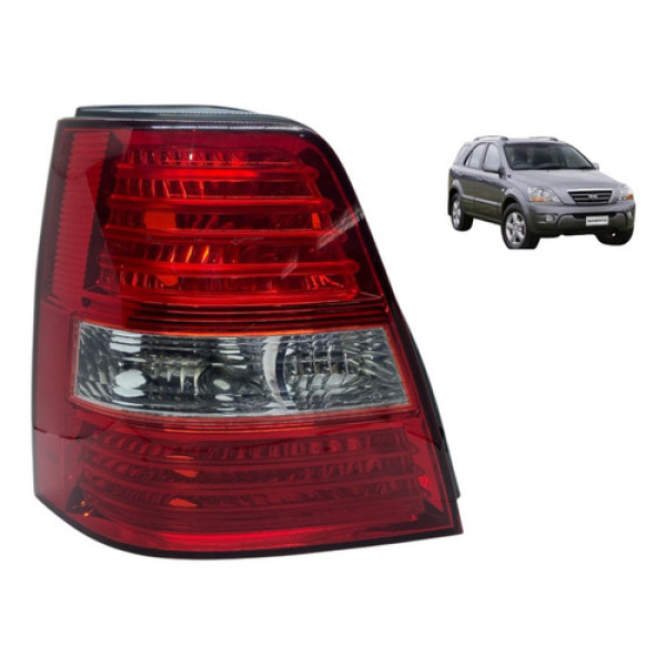 Lanterna Traseira Lado Esquerdo Kia Sorento 2007 Original Esquerdo/motorista Vermelho