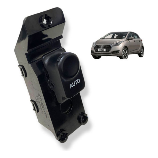 Botão Vidro Elétrico Traseiro Direito Hyundai Hb20 2019 Usad